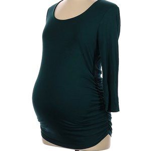 Green maternity top
